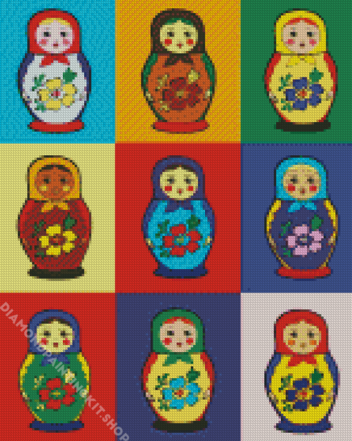 Nesting Dolls Diamond Painting