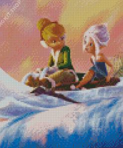 Periwinkle And Tinkerbell Cartoon Diamond Painting