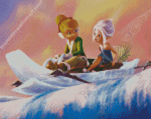 Periwinkle And Tinkerbell Cartoon Diamond Painting