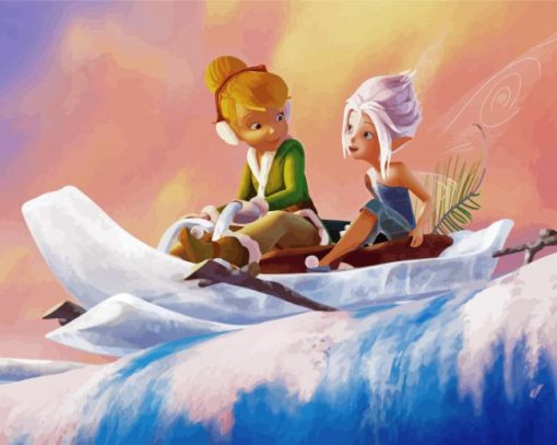 Periwinkle And Tinkerbell Cartoon Diamond Painting