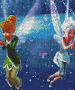 Periwinkle And Tinkerbell Disney Fairies Diamond Painting