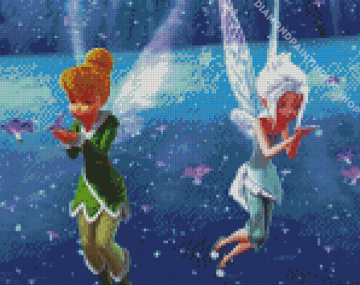 Periwinkle And Tinkerbell Disney Fairies Diamond Painting