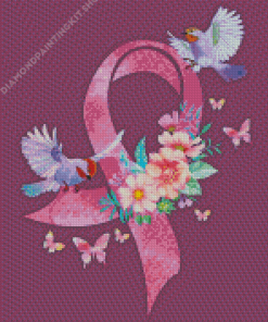 Pink Ribbon Diamond Painting