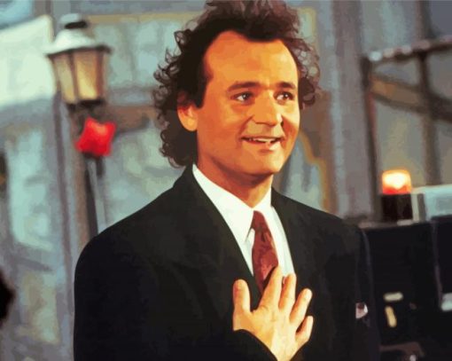 Bill Murray Scrooged Diamond Painting