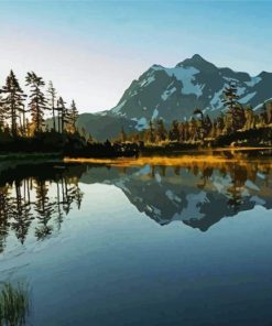 Mt Baker Sunrise Diamond Painting