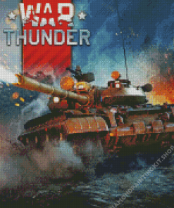 War Thunder Video Game Poster Diamond Painting