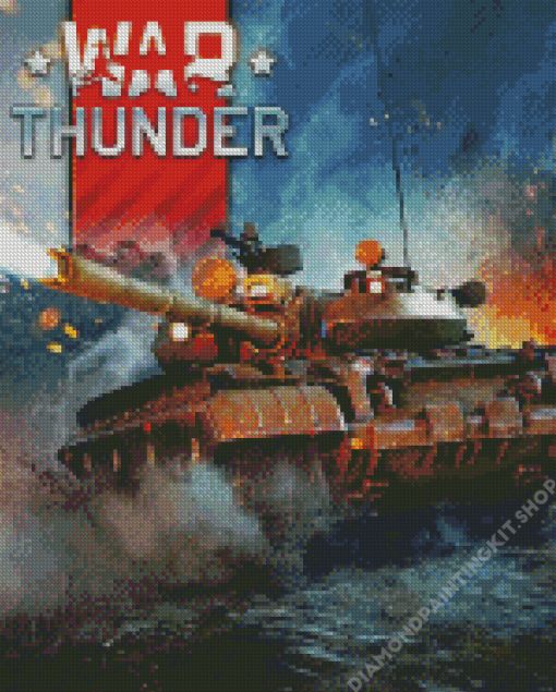 War Thunder Video Game Poster Diamond Painting