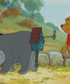 Winnie The Pooh And Eeyore Diamond Painting