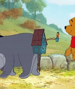 Winnie The Pooh And Eeyore Diamond Painting