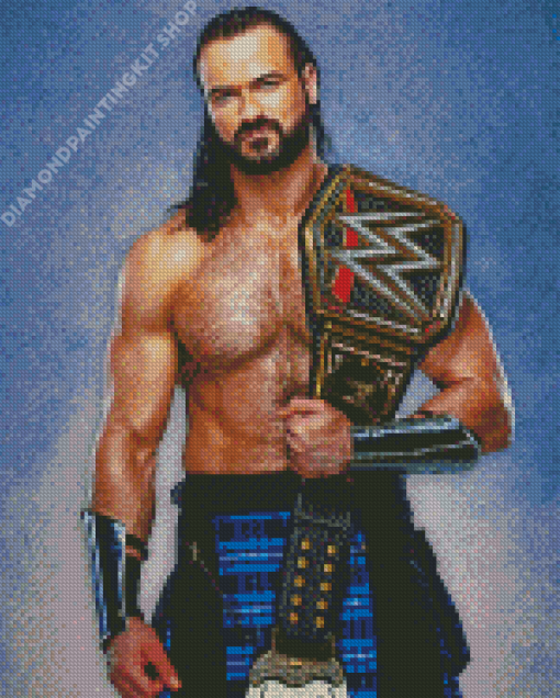 Wwe Champion Drew Mcintyre Diamond Painting