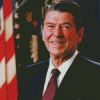 40th US President Ronald Reagan Diamond Painting