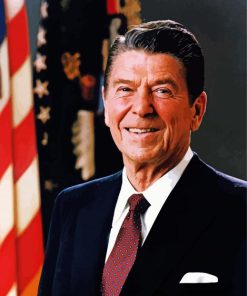 40th US President Ronald Reagan Diamond Painting