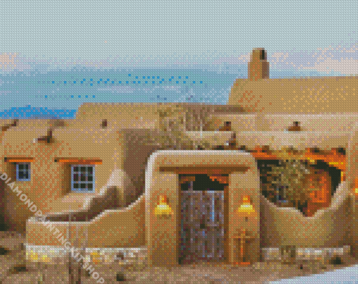 Adobe House Diamond Painting