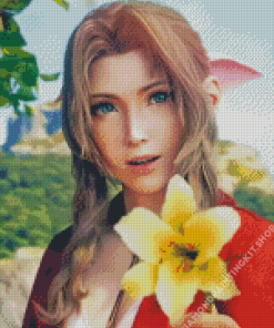 Aerith Gainsborough Character Diamond PaintingCharacter Diamond Painting