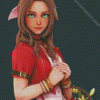 Aerith Gainsborough Final Fantasy Diamond Painting