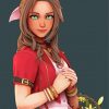 Aerith Gainsborough Final Fantasy Diamond Painting