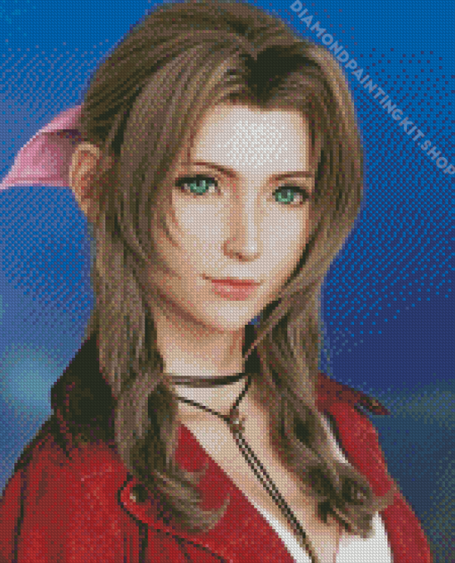 Aerith Gainsborough Video Game Character Diamond Painting