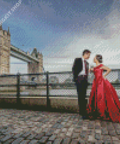 London Couple Diamond Painting