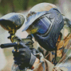 Aesthetic Paintball Player Diamond Painting