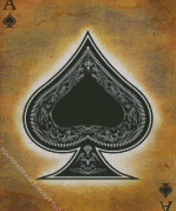 Aesthetic Ace Of Spade Diamond Painting