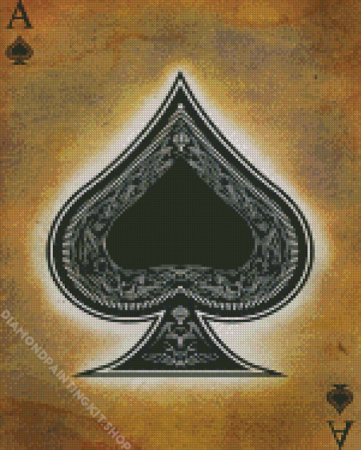 Aesthetic Ace Of Spade Diamond Painting