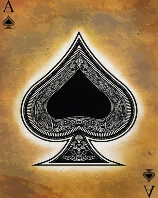 Aesthetic Ace Of Spade Diamond Painting