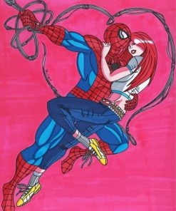 Aesthetic Spider Man And Mary Jane Diamond Painting