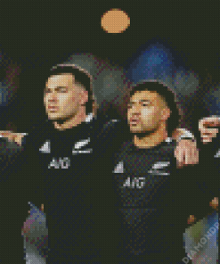 All Blacks Players Diamond Painting