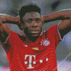 Alphonso Davies Football Player Diamond Painting