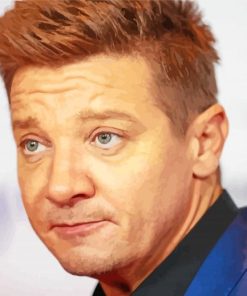 The American Actor Jeremy Renner Diamond Painting