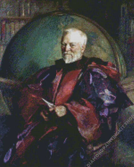 Andrew Carnegie Industrialist Diamond Painting