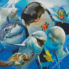 Animal Fish Selfie Diamond Painting