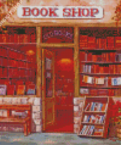 Antique Books Shop Diamond Painting