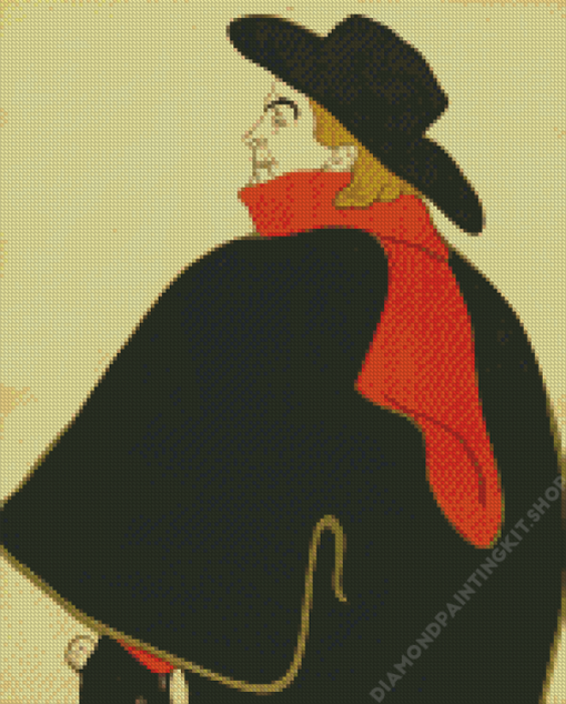 Aristide Bruant Toulouse Lautrec Diamond Painting