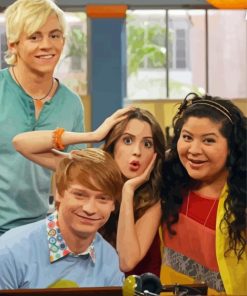 Austin And Ally Sitcom Characters Diamond Painting