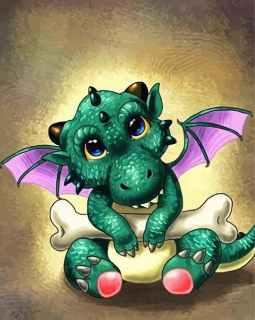 Baby Dragon Art Diamond Painting