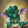 Baby Dragon Art Diamond Painting