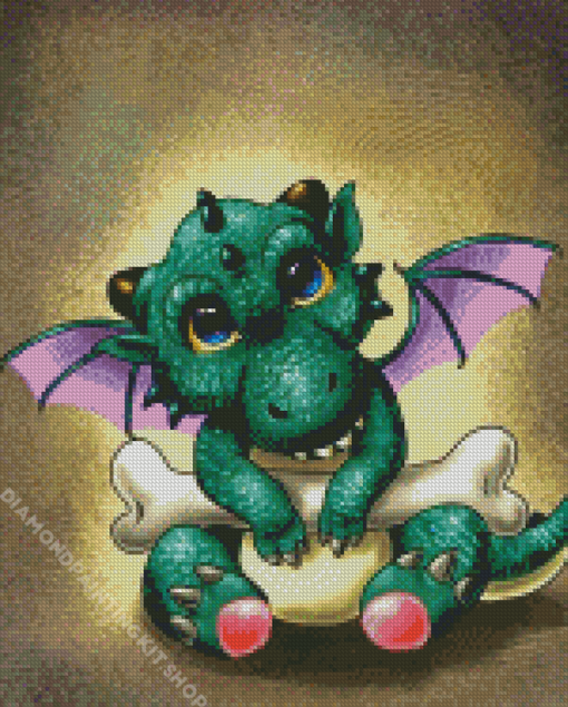 Baby Dragon Art Diamond Painting