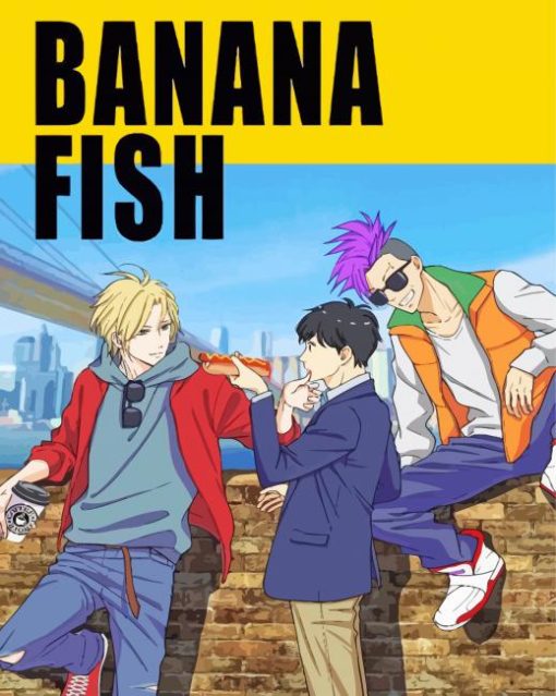 Banana Fish Characters Diamond Painting