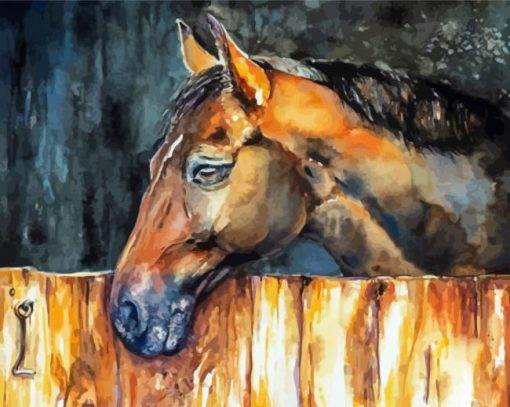 Barn Horse Diamond Painting