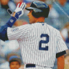 Baseballer Derek Jeter Diamond Painting