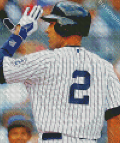 Baseballer Derek Jeter Diamond Painting