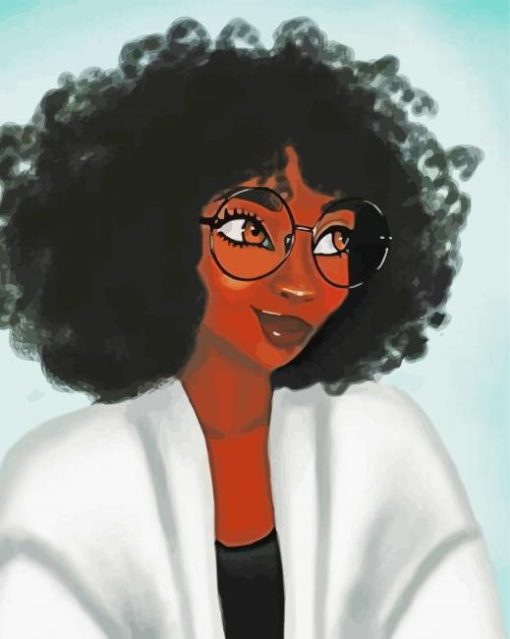 Beautiful African American Nurse Diamond Painting