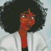 Beautiful African American Nurse Diamond Painting