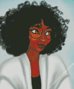 Beautiful African American Nurse Diamond Painting