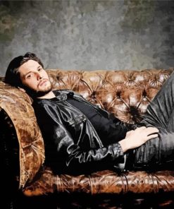 Ben Barnes On Sofa Diamond Painting