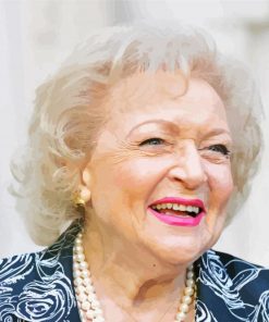 Betty White Actress Diamond Painting