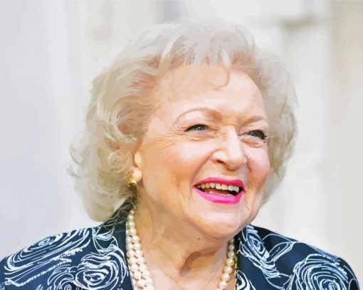 Betty White Actress Diamond Painting