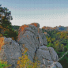 Black Hills Mountains View Diamond Painting