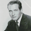 Black And White Paul Newman Diamond Painting